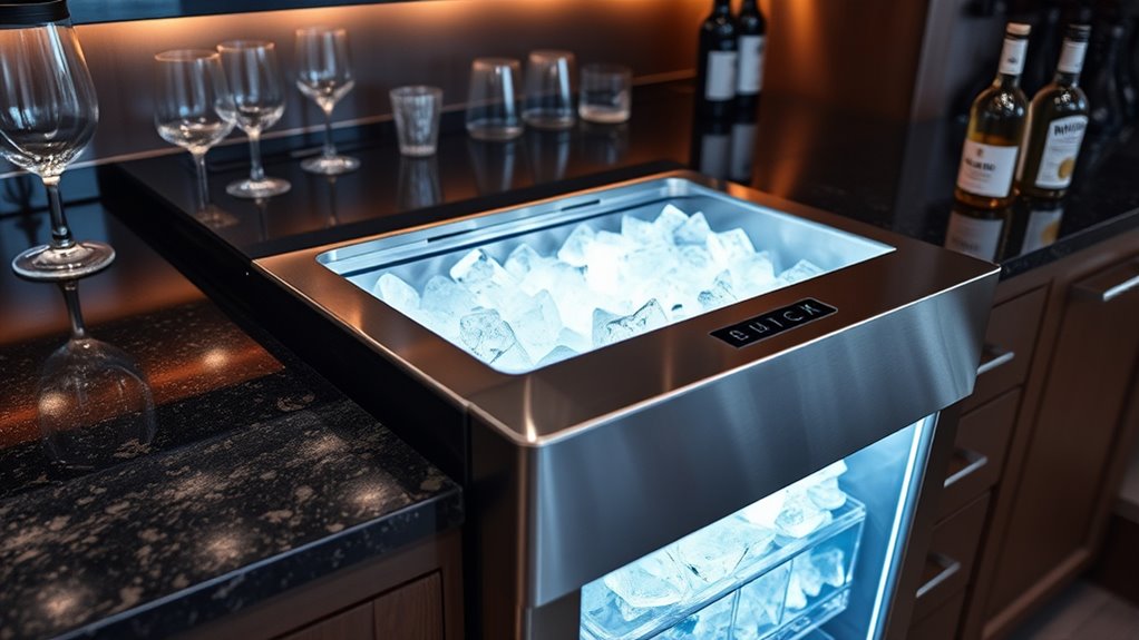 choosing efficient built in ice makers