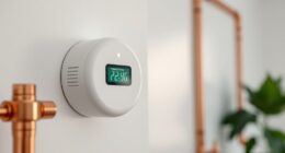 leak detection with temperature alerts