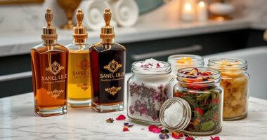 luxury bath oil salt sets