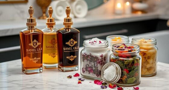 luxury bath oil salt sets