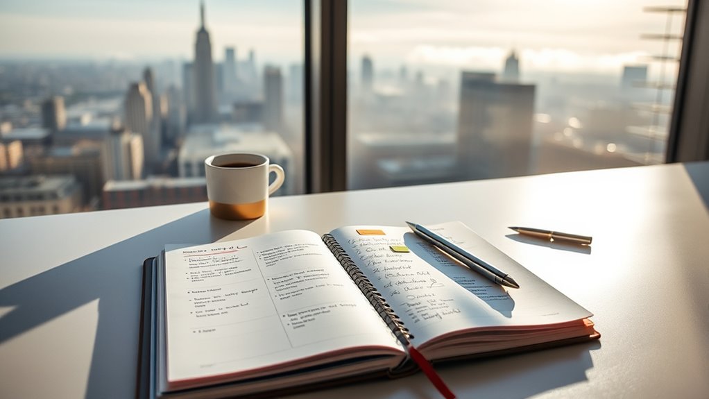 monthly progress review and goal adjustment