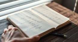 practicing mindful journaling