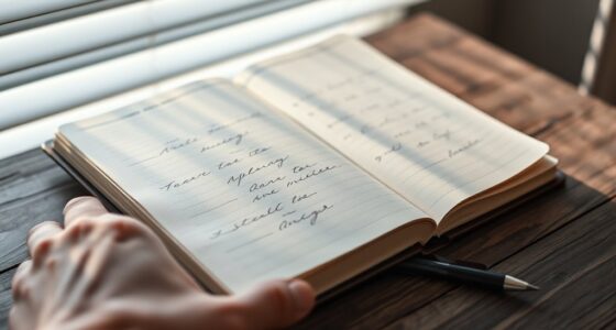 practicing mindful journaling