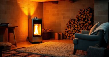 safe basement propane heating