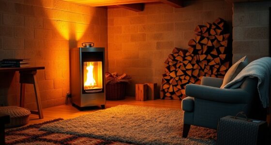 safe basement propane heating