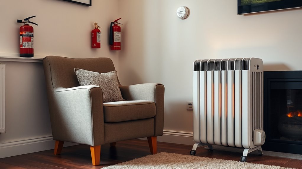 safety focused radiator placement