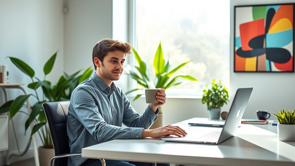 short mindful work pauses