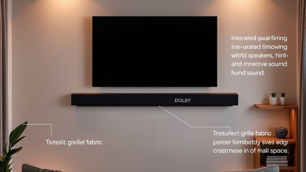 space saving immersive sound