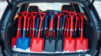 top compact car snow shovels