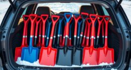 top compact car snow shovels