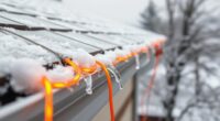 top gutter de icing cables