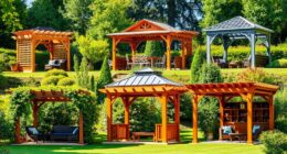 top hard gazebo kits