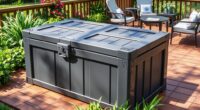 top heavy duty deck storage