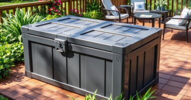 top heavy duty deck storage