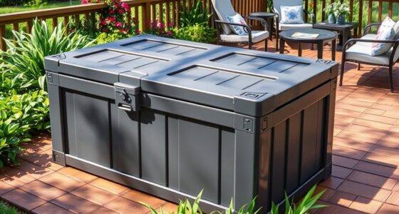 top heavy duty deck storage