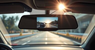 top mirror dash cam combos