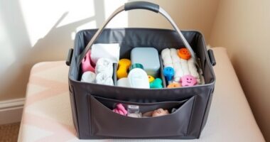 top portable diaper organizers