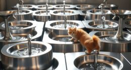 top stainless steel cat fountains