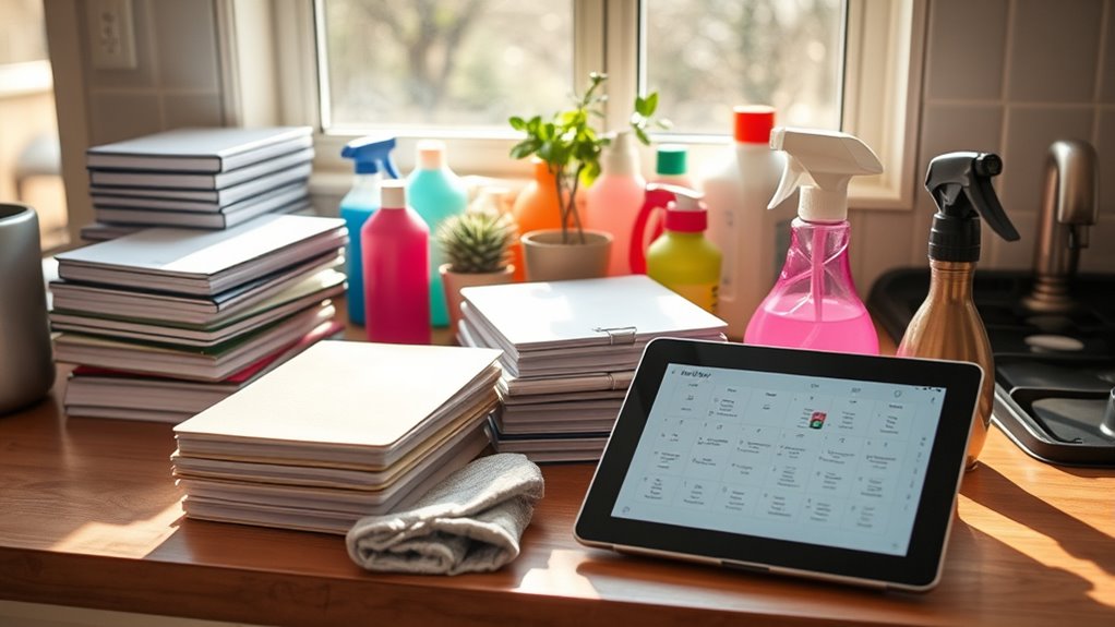 weekly reset promotes organization