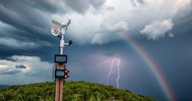 wi fi weather stations with lightning