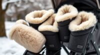 winter stroller hand muffs