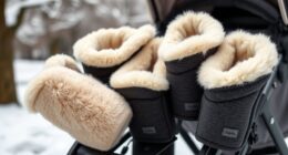 winter stroller hand muffs