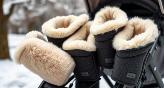 winter stroller hand muffs