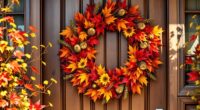 autumn door wreath ideas