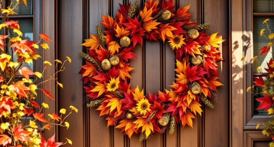 autumn door wreath ideas