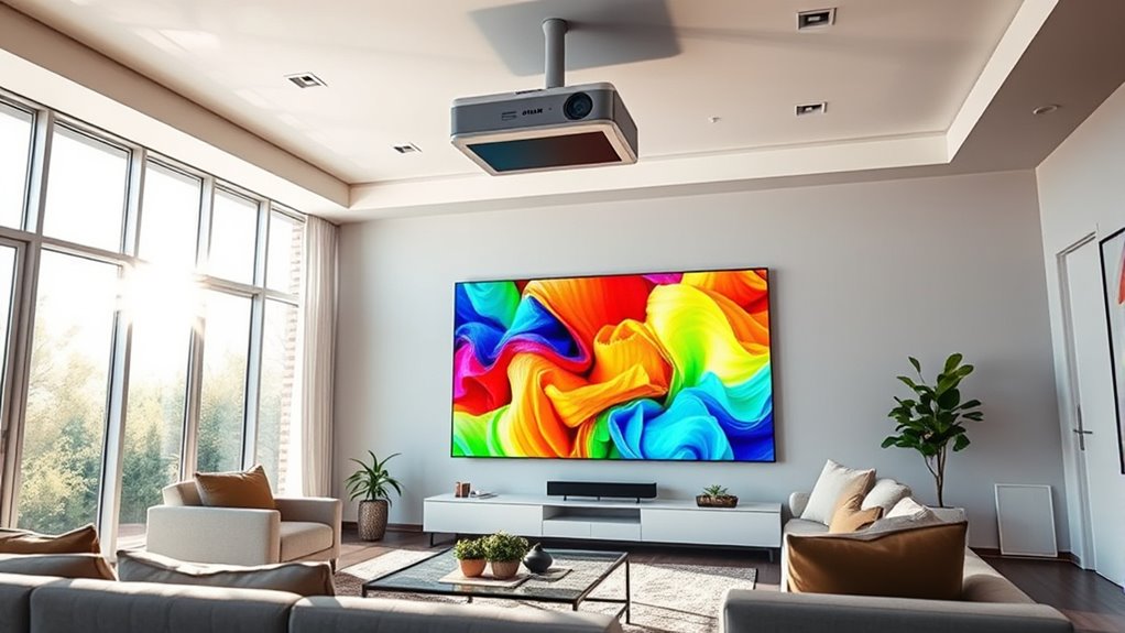 bright room 4k projector tips