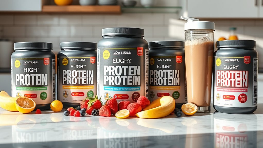 choose low sugar clean protein