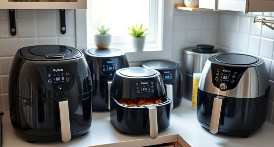 compact space saving air fryers
