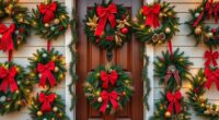 festive front door decorations