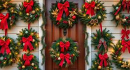 festive front door decorations