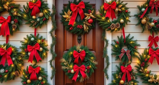 festive front door decorations