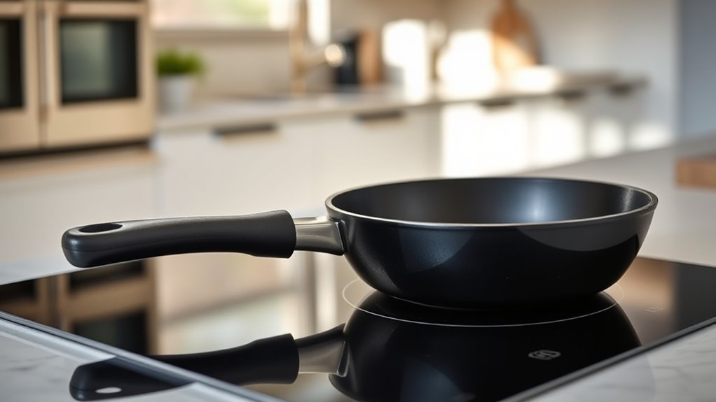 induction compatible well seasoned skillet