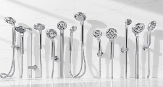 luxurious handheld shower options