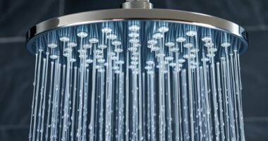 luxurious rainfall shower heads