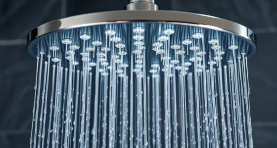luxurious rainfall shower heads