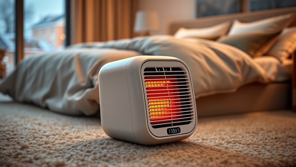quiet safe portable heating