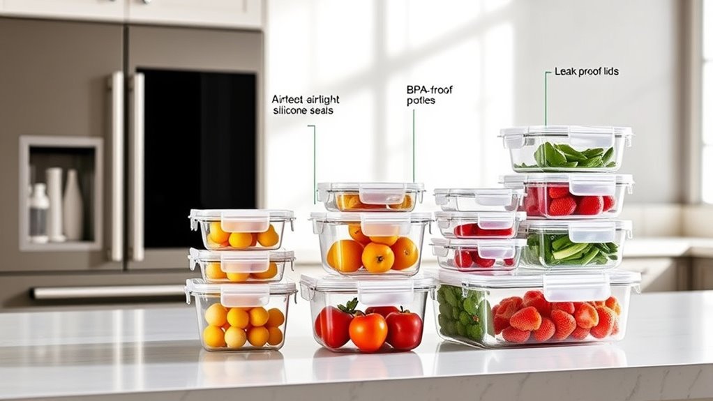 safe durable leakproof containers