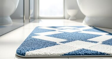safe stylish bath mats