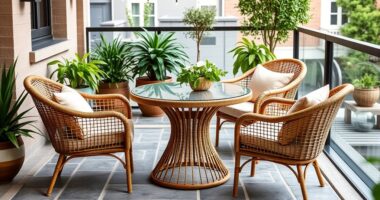 small stylish patio sets