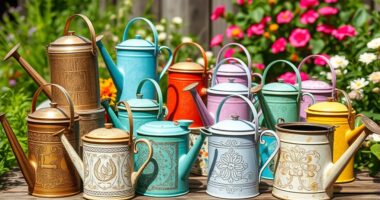 stylish garden watering cans