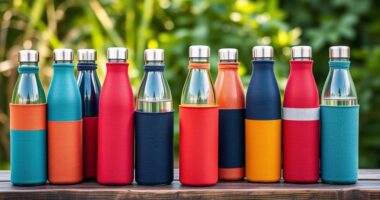 stylish glass bottle sleeves