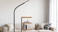 stylish shelving floor lamps