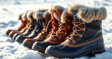 stylish waterproof winter boots