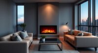 top apartment electric fireplaces