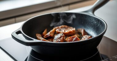 top induction cast iron skillets