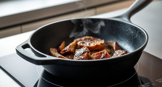 top induction cast iron skillets